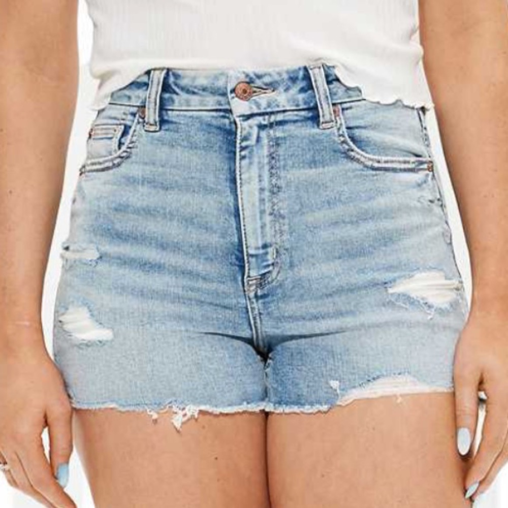 American Eagle super stretch high rise shorts